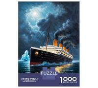 1000 Pieces Jigsaw Puzzles for Adults The Titanic Puzzles for Adults Family Games Precision Cutting Unique Gifts for Birthday And Christmas 38x26cm/1000pcs