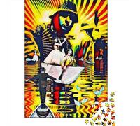 1000 Pieces Jigsaw Puzzles for Adults Titanic Survivors Arrive Square Jigsaw Puzzles, for Adults And Teenager, Paper Puzzles Home Art Decor 38x26cm/1000pcs