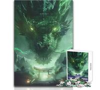 1000 Pieces Jigsaw Puzzles for Adults Torii Gate Dragon Legend Enjoy Gentle Leisure Relaxation Stable Fit Accurate Cutting Toy Size 50x75cm