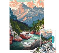 1000 Pieces Jigsaw Puzzles for Adults Triglav National Park, Slovenia Challenging Game Toys Educational Game Wall Decoration Great Gifts And Toys (size 38x26cm)