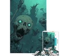 1000 Pieces Jigsaw Puzzles for Adults Undead Sea Creatures Help The Brain Exercise Stress Reliever Family Game for Age 14+ Game (50X75cm)