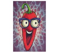 1000 Pieces Jigsaw Puzzles for Adults Vegetable Peppers Puzzle Teenagers Game Stress Reliever Difficult Challenge （78×53cm）