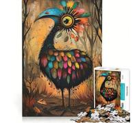 1000 Pieces Jigsaw Puzzles for Adults Vibrant Forest Dodo Hands-on Game Train Your Brain And Hands Every Piece Is Unique 38x26cm