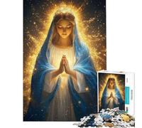 1000 Pieces Jigsaw Puzzles for Adults Virgin Mary Adult Jigsaw Puzzle Relax Games Analysis And Logic Difficult And Challenge (Size 50x75cm)