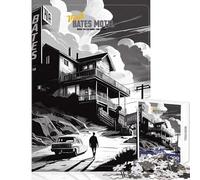 1000 Pieces Jigsaw Puzzles for Adults Visit Bates Motel Toy Wall Decor Great Gifts And Toys Hands-on Game Improving Love between Couples Size 38x26cm