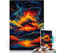 1000 Pieces Jigsaw Puzzles for Adults Volcano Eruption Intellektuelles Spiel Lernspiel für Geburtstag, Weihnachten52x38cm