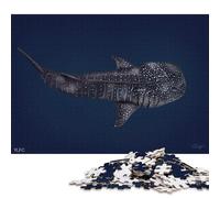 1000 Pieces Jigsaw Puzzles for Adults Whale Shark Illustration Square Jigsaw Puzzles, for Adults And Teenager, Paper Puzzles Home Art Decor 38x26cm/1000pcs