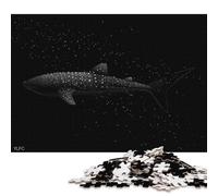 1000 Pieces Jigsaw Puzzles for Adults Whale Shark in Maldives Shamoon Ibrahim Rasheed Square Jigsaw Puzzles, for Adults And Teenager, Wooden Puzzles Home Art Decor 1000pcs (75x50cm)