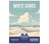 1000 Pieces Jigsaw Puzzles for Adults White Sands National Park Adult Puzzles Relaxing Games Difficult Hard Unique Gifts for Birthday And Christmas 38x26cm/1000pcs