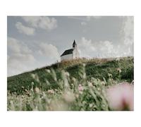 1000 Pieces Jigsaw Puzzles for Adults With Letters On Back-Building,church,hill 70x50cm