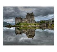 1000 Pieces Jigsaw Puzzles for Adults With Letters On Back-Castle,bridge,lonely 70x50cm