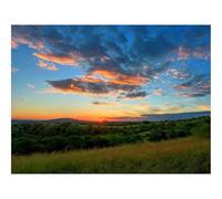 1000 Pieces Jigsaw Puzzles for Adults With Letters On Back-Field,hills,grass 70x50cm
