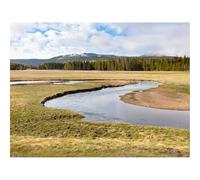 1000 Pieces Jigsaw Puzzles for Adults With Letters On Back-Field,River,Mountains,Landscape 70x50cm