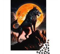 1000 Pieces Jigsaw Puzzles for Adults Wolf10 Square Paper Puzzles Unique Piece Puzzle Educational Fun Games Toys 38x26cm/1000pcs