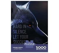 1000 Pieces Jigsaw Puzzles for Adults Work Hard In Silence Adult Jigsaw Brain Teaser Game Birthday Present Birthday And Unique Gifts 38x26cm/1000pcs