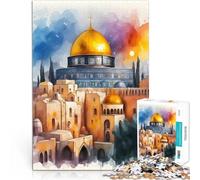 1000 Pieces Jigsaw Puzzles for teenagers A painting of Jerusalem Entspannungsspiele Tolles Geschenk für Spiele52x38cm