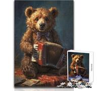 1000 Pieces Jigsaw Puzzles for Teenagers A Well Loved Bear Song Beautiful Design Game Improve Memory Gift For Birthdays Size 50x75cm