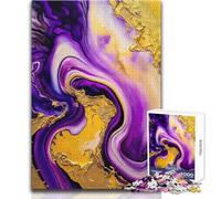 1000 Pieces Jigsaw Puzzles for Teenagers Abstract Alcohol Ink Style Beautiful Design Game Improve Memory Gift For Birthdays Size 50x75cm