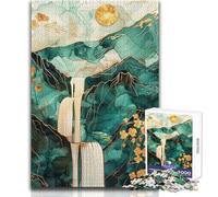 1000 Pieces Jigsaw Puzzles for Teenagers Abstract Nature Landscape Beautiful Design Game Improve Memory Gift For Birthdays Size 38x26cm