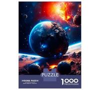 1000 Pieces Jigsaw Puzzles for Teenagers Abstract World Puzzle for Adults Family Games Presents for Women Christmas Birthday Gifts 52x38cm/1000pcs