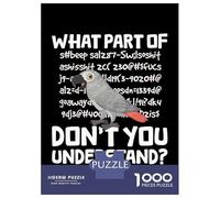 1000 Pieces Jigsaw Puzzles for Teenagers African Grey Parrot Adult Puzzles Brain Teaser Game Difficult Hard Fun Activities at Home 70x50cm/1000pcs