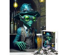 1000 Pieces Jigsaw Puzzles for Teenagers Ales from Another World Home Decoration Toys Great Gift Hands-on Game Wishlist with Santa Claus Size 38x26cm