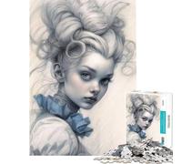 1000 Pieces Jigsaw Puzzles for Teenagers Alice in Wonderland Fun Activities at Home Learning Educational Family Game for And 14 Years And over (38X26cm)