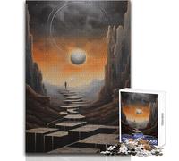 1000 Pieces Jigsaw Puzzles for Teenagers Alien Architecture No Beautiful Design Game Improve Memory Gift For Birthdays Size 50x75cm