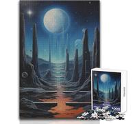 1000 Pieces Jigsaw Puzzles for Teenagers Alien Architecture No Beautiful Design Game Improve Memory Gift For Birthdays Size 38x26cm