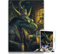 1000 Pieces Jigsaw Puzzles for Teenagers Alien Craft Beer Dino Beautiful Design Game Improve Memory Gift For Birthdays Size 38x26cm