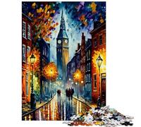 1000 Pieces Jigsaw Puzzles for Teenagers Amsterdam in Color Fun Activities at Home Improve Memory Impossible Game for Age 14+ Game (50x75cm)