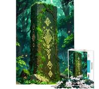 1000 Pieces Jigsaw Puzzles for Teenagers An Ancient Forest Monument Fun Activities at Home Enhance Memory Toy Wall Decor for And from 14 Years And over (38x52cm)