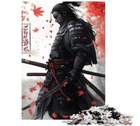 1000 Pieces Jigsaw Puzzles for Teenagers Ancient Samurai Katana Fun Activities at Home Improve Memory Impossible Game for Age 14+ Game (50x75cm)