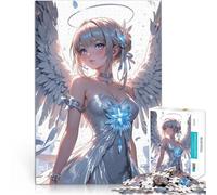 1000 Pieces Jigsaw Puzzles for teenagers Angel Girl in White Dress Hands-on-Spiel Geburtstagsgeschenk, Geschenke, Wandkunst38x26cm