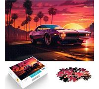 1000 Pieces Jigsaw Puzzles for teenagers Antique Car pädagogische Herausforderung Heimdekoration Spielzeug50x70cm