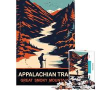 1000 Pieces Jigsaw Puzzles for Teenagers Appalachian Trail Learning Educational Toys Relax Games Analysis And Logic Gifts Birthday (size 38x52cm)