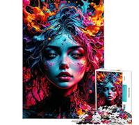 1000 Pieces Jigsaw Puzzles for Teenagers As My Mind Explodes Puzzles for Adults Family Game Hand Speed Race Unique Birthday And Xmas Gifts (Size 50x75cm)