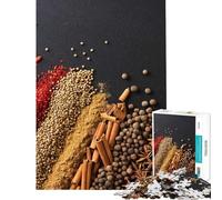 1000 Pieces Jigsaw Puzzles for Teenagers Assorted Herbs And Spices Puzzle for Adults Family Games A Work of Art Challenging Game Gifts (size 50x75cm)