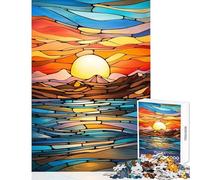 1000 Pieces Jigsaw Puzzles for Teenagers Bayside Sunset Jigsaw Puzzle 1000 Home Decoration Toys Gifts Ideas Stress Reliever (50x75cm)
