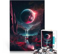 1000 Pieces Jigsaw Puzzles for teenagers Blood Moon Rising Intellektuelles Spiel einzigartiges Herausforderungsspiel52x38cm