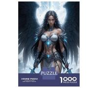 1000 Pieces Jigsaw Puzzles for Teenagers Blue Archangel Jigsaw Relaxing Games Presents for Women Christmas Birthday Gifts 70x50cm/1000pcs