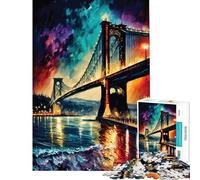 1000 Pieces Jigsaw Puzzles for Teenagers Bosphorus Bridge Istanbul Jigsaw Puzzle 1000 Home Decoration Toys Improve Memory Birthday And Unique Gifts (50x75cm)