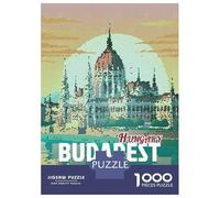 1000 Pieces Jigsaw Puzzles for Teenagers Budapest Hungary Mosaic Travel Puzzle for Adults Relax Games Hand Speed Race Christmas Birthday Gifts 52x38cm/1000pcs
