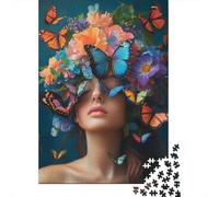 1000 Pieces Jigsaw Puzzles for Teenagers Butterfly Dreams Fantasy Art Jigsaw Puzzle Relaxing Games Analysis And Logic Challenging Game Gifts 52x38cm/1000pcs