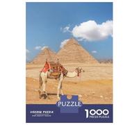 1000 Pieces Jigsaw Puzzles for Teenagers Camel In Giza Adult Jigsaw Puzzle DIY Toys Stress Reliever Christmas Birthday Gifts 70x50cm/1000pcs