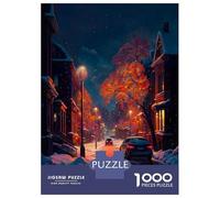 1000 Pieces Jigsaw Puzzles for Teenagers Changing Seasons Puzzle for Adults Relax Games Hand Speed Race Christmas Birthday Gifts 52x38cm/1000pcs