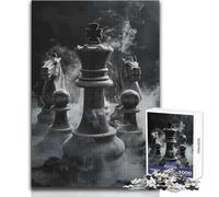 1000 Pieces Jigsaw Puzzles for Teenagers Chess Practical Game Presents for Women Anti-Stress Toys Size 38x52cm