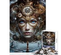 1000 Pieces Jigsaw Puzzles for Teenagers Clockwork Muse Jigsaw Puzzle 1000 Impossible Game Art Work Gifts Learning Educational (38x52cm)