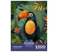 1000 Pieces Jigsaw Puzzles for Teenagers Colorful And Cute Toucan Puzzles for Adults Relaxing Games Stress Reliever Fun at Home Activities, 70x50cm/1000pcs
