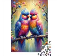 1000 Pieces Jigsaw Puzzles for Teenagers Colorful Parrots in Fantasy Forest Jigsaws for Adults Hands-on Game But Fun And Humorous Unique Birthday And Xmas Gifts 70x50cm/1000pcs